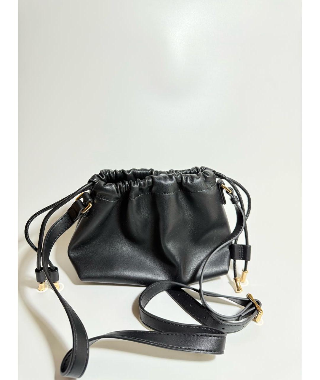 A.P.C. Черная кожаная сумка через плечо, фото 4