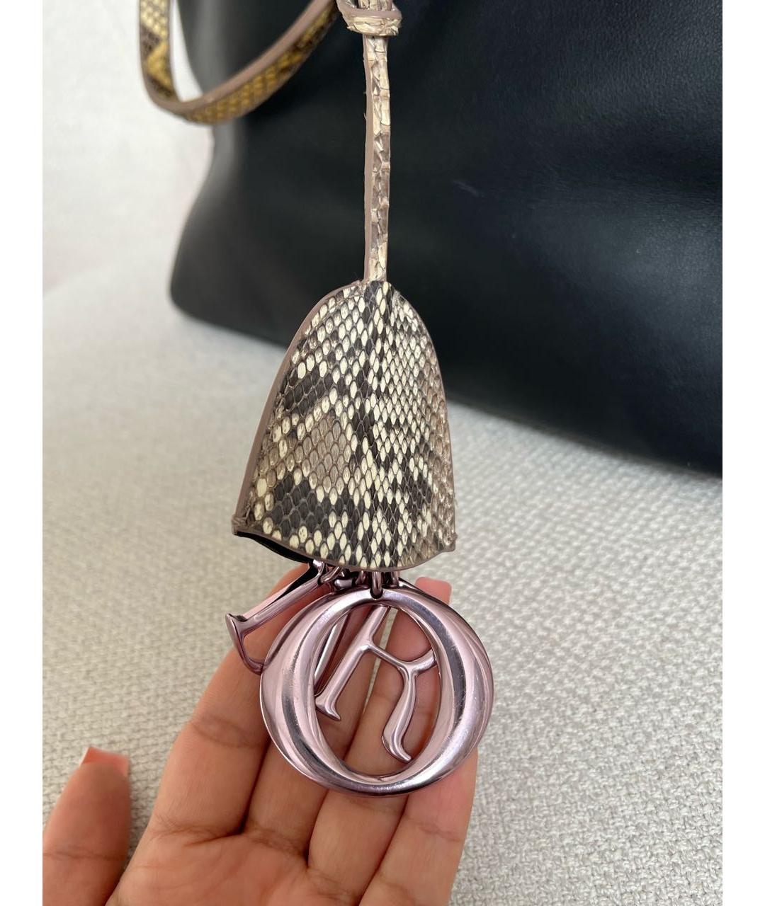 CHRISTIAN DIOR Черная сумка тоут, фото 8