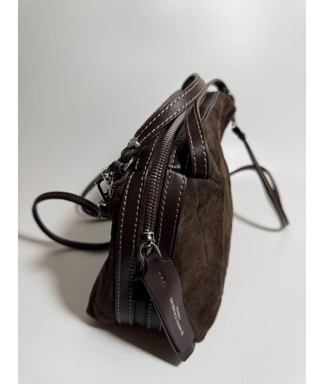 Gianni Chiarini Коричневая замшевая сумка через плечо, фото 5