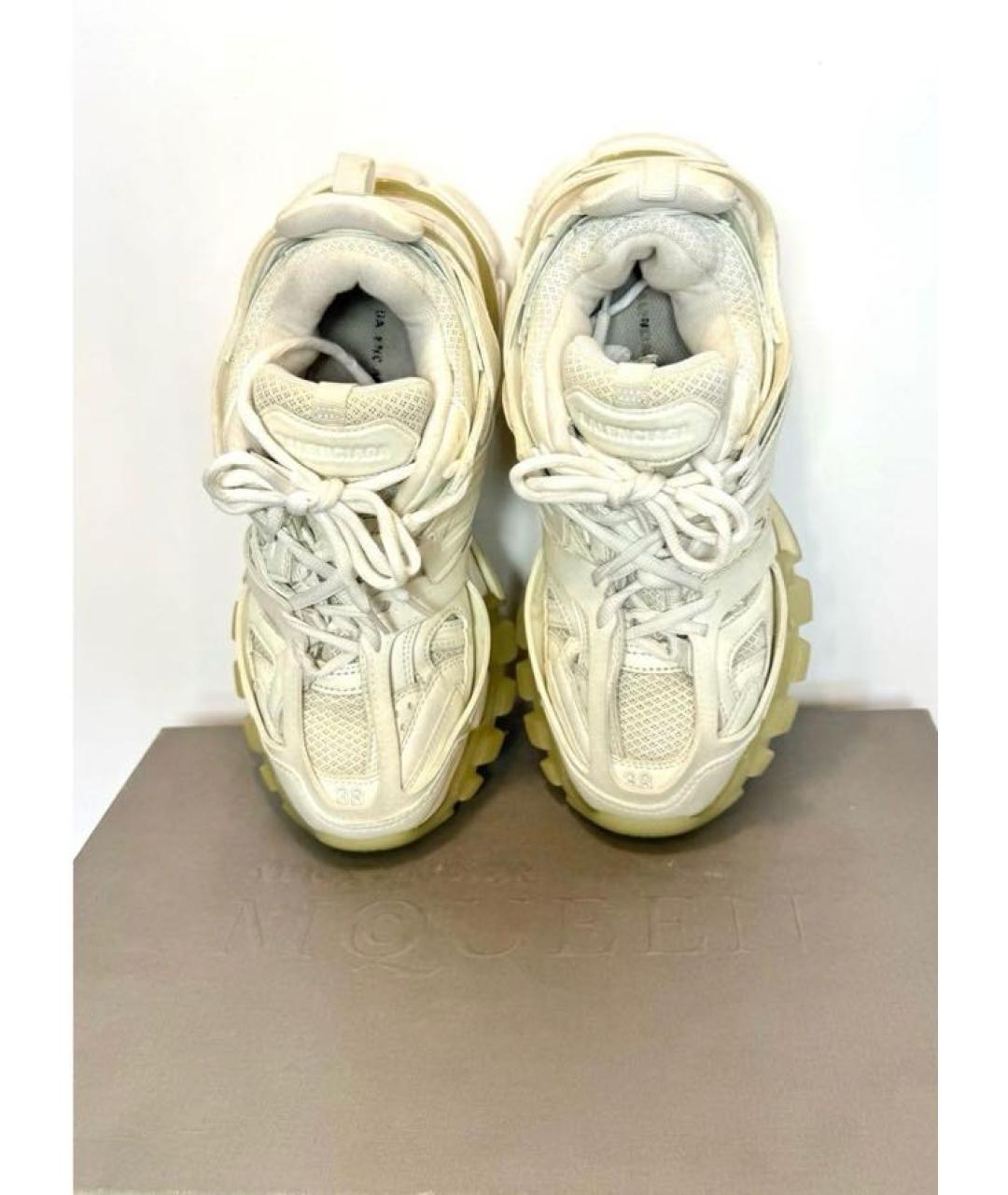 BALENCIAGA Белые текстильные кроссовки, фото 2