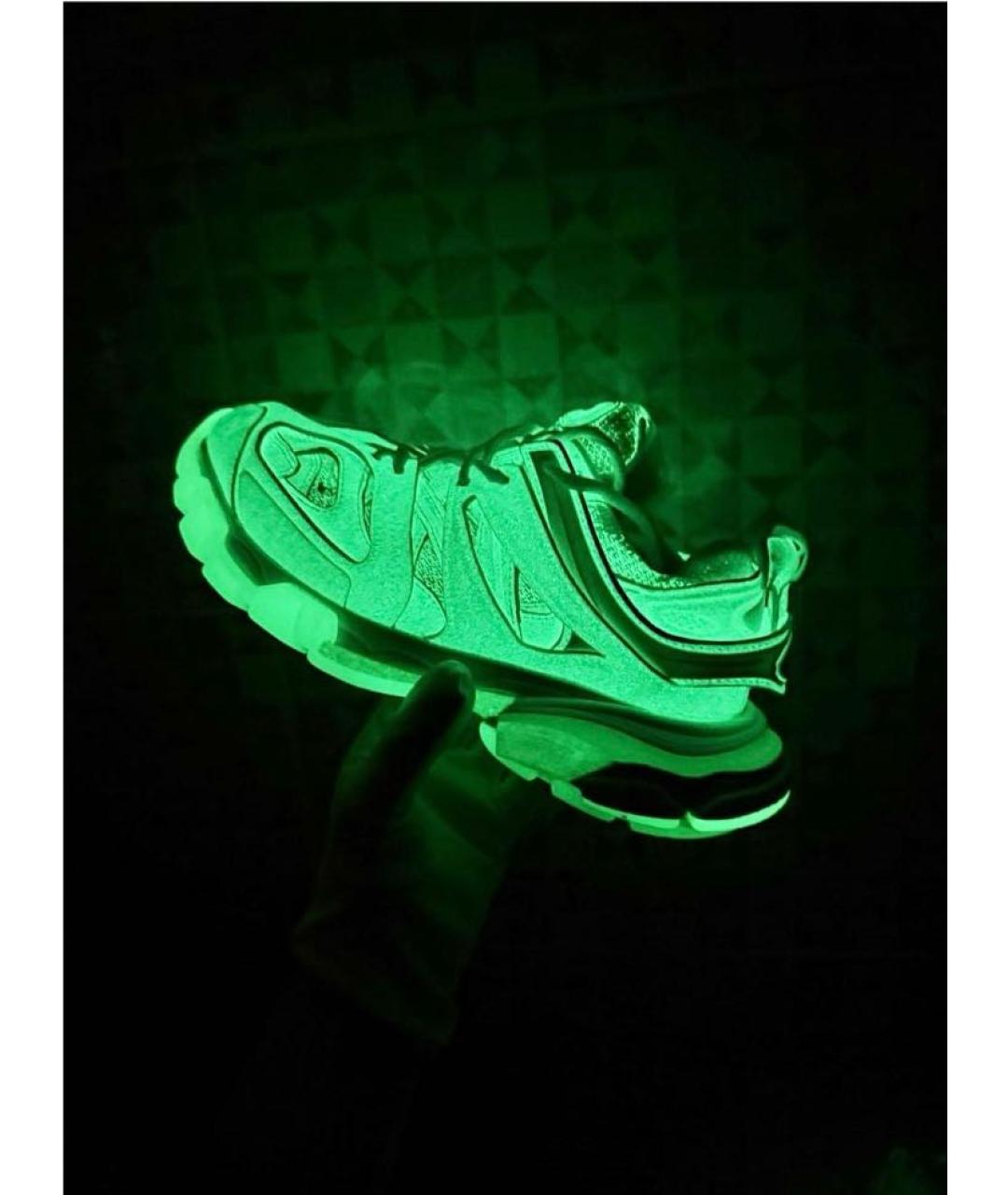 BALENCIAGA Белые текстильные кроссовки, фото 3