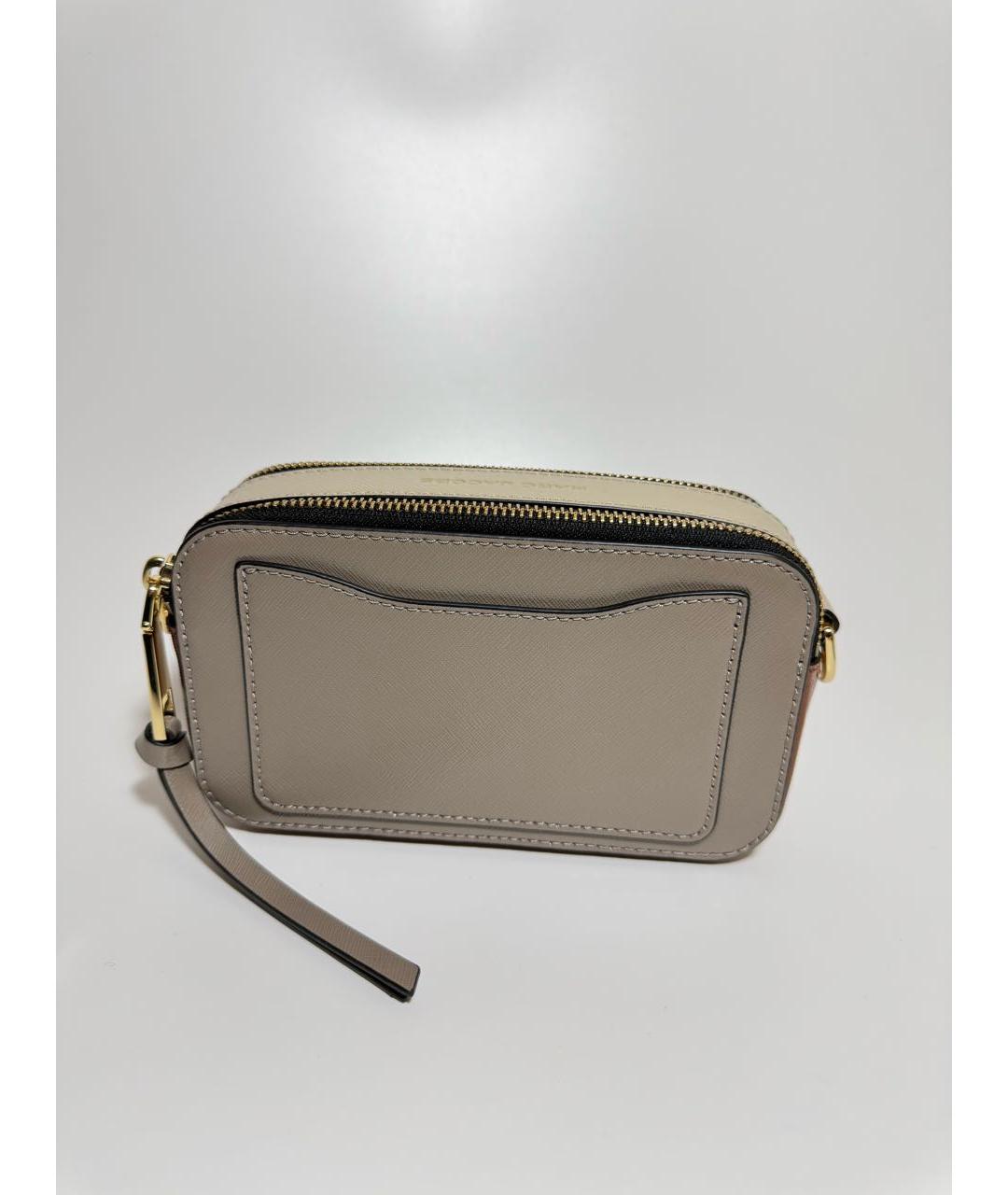 MARC JACOBS Бежевая кожаная сумка через плечо, фото 3