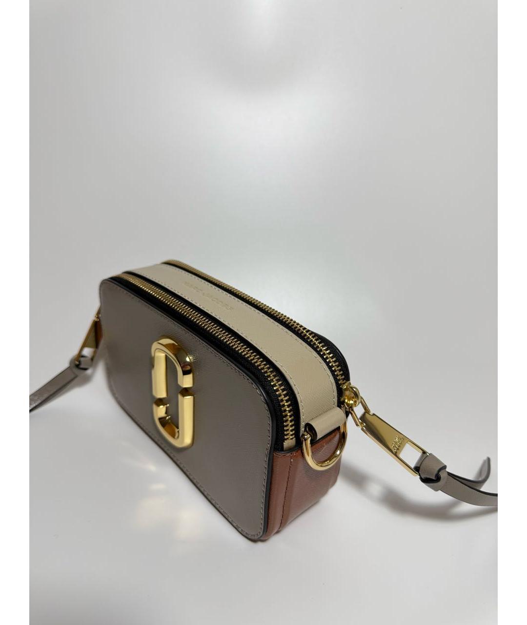 MARC JACOBS Бежевая кожаная сумка через плечо, фото 2