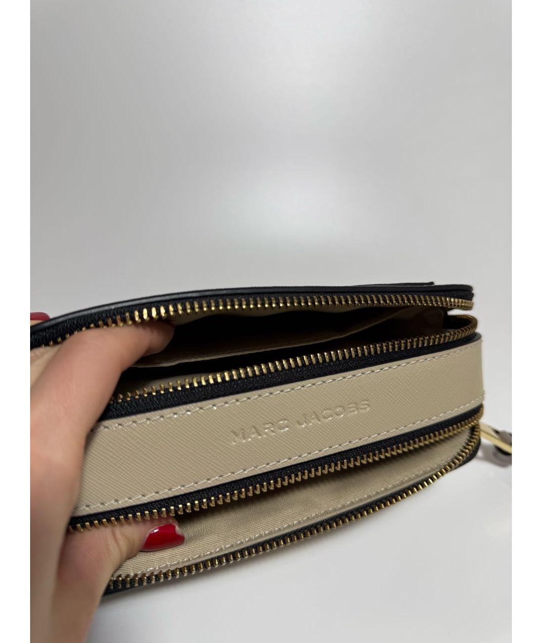 MARC JACOBS Бежевая кожаная сумка через плечо, фото 4