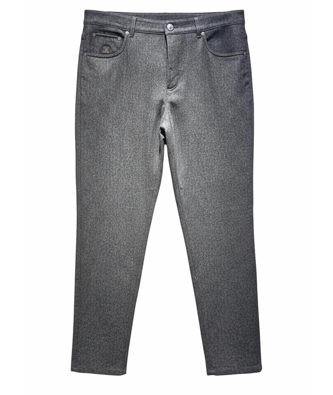 BRUNELLO CUCINELLI Шерстяные повседневные брюки, фото 1