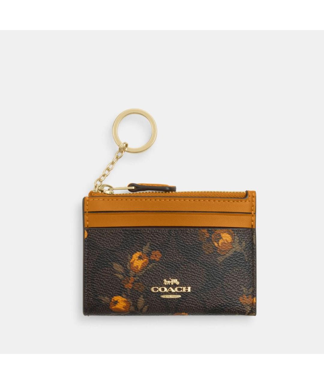 COACH Коричневый кожаный кардхолдер, фото 7