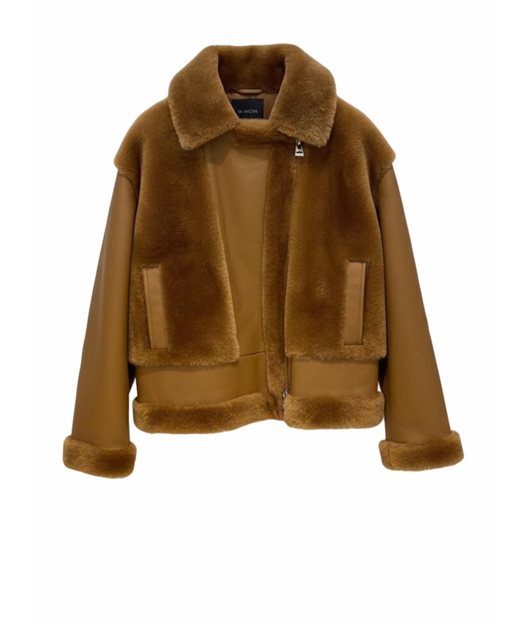 BLANCHA Коричневая дубленка, фото 1