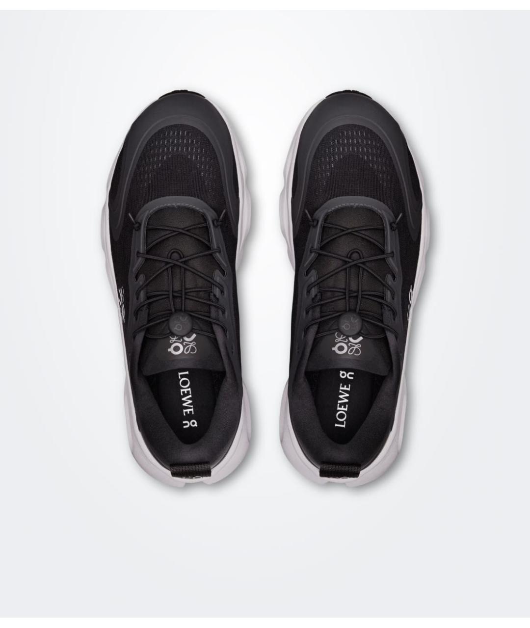 LOEWE Черные низкие кроссовки / кеды, фото 2