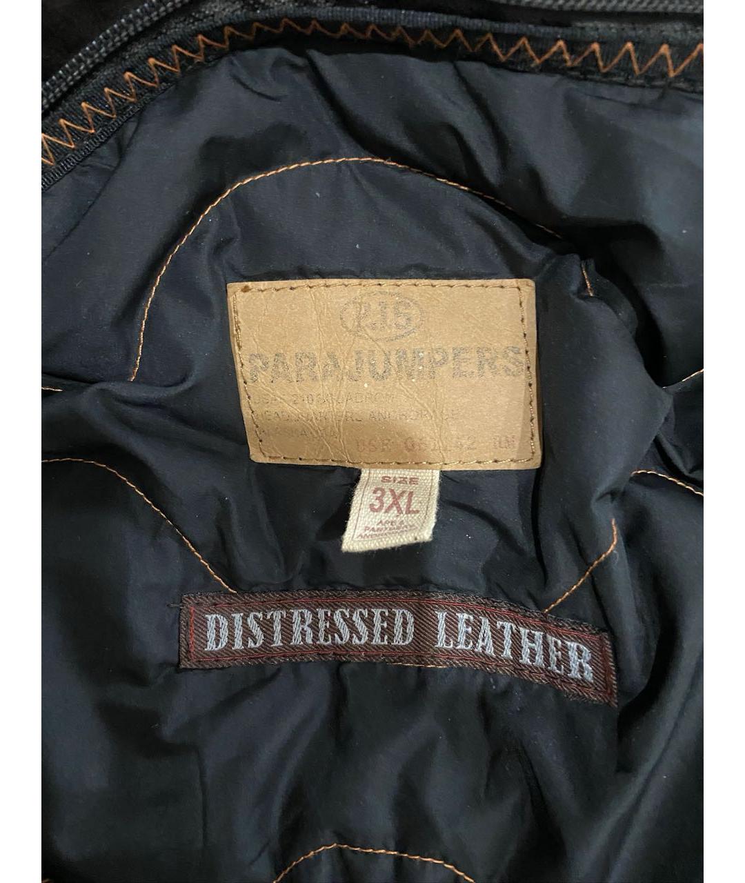 PARAJUMPERS Коричневая кожаная парка, фото 5