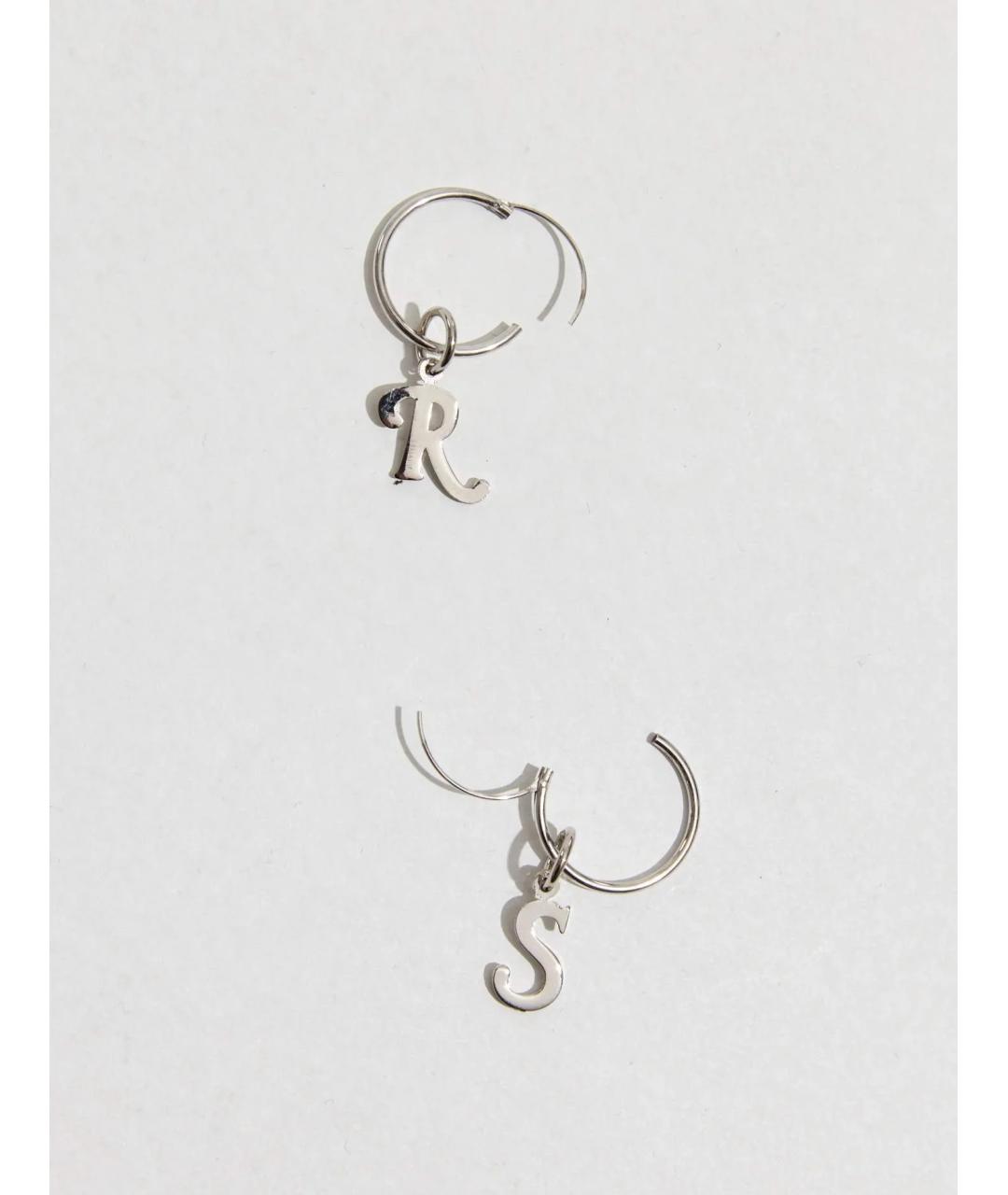 RAF SIMONS Серебряные серебряные серьги, фото 2