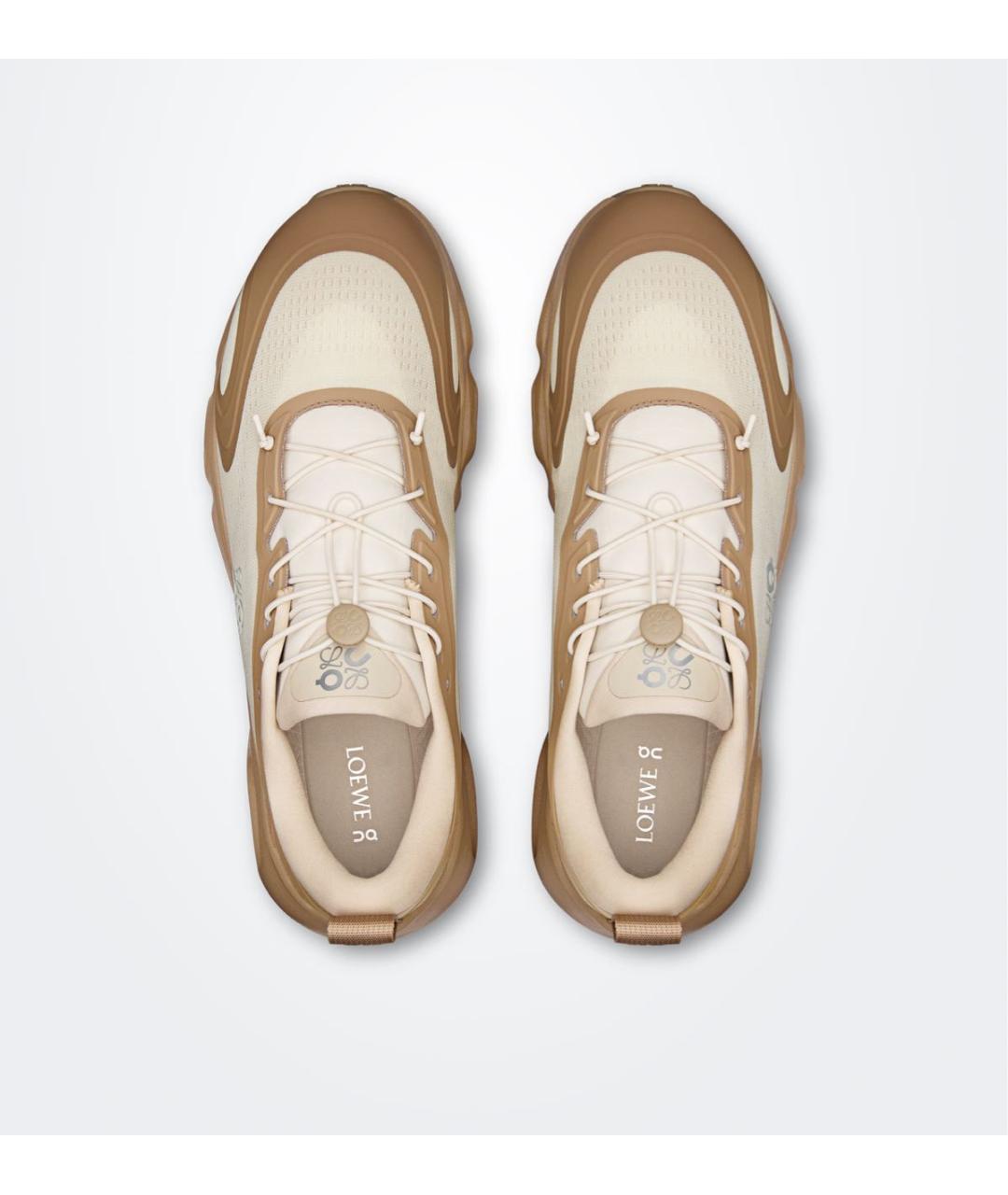 LOEWE Бежевые низкие кроссовки / кеды, фото 2