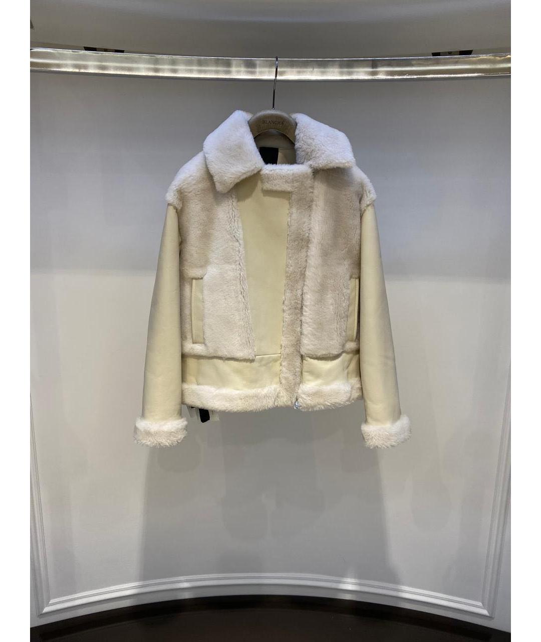 BLANCHA Бежевая дубленка, фото 3
