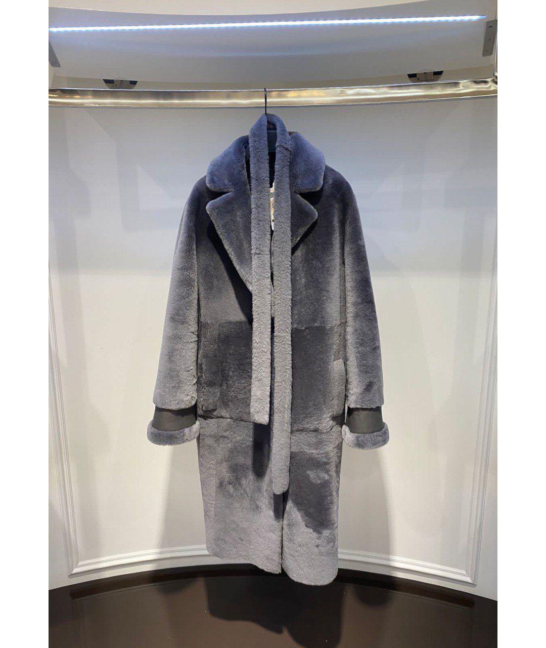 BLANCHA Серая дубленка, фото 2