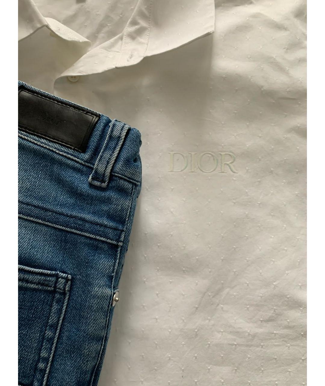 CHRISTIAN DIOR Голубой хлопковый комплект, фото 4