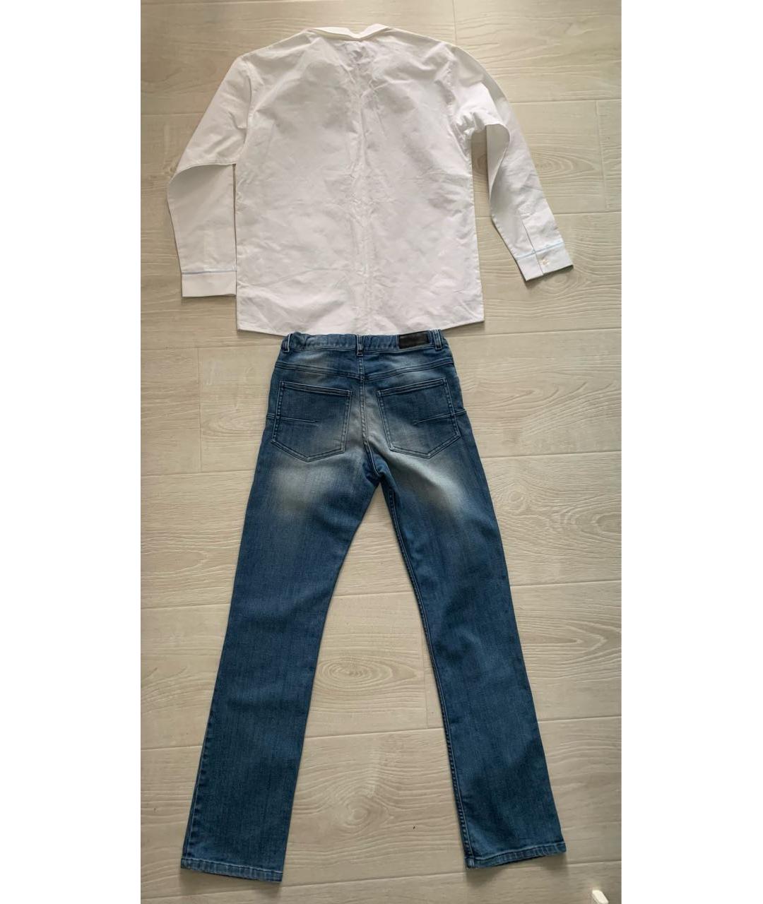 CHRISTIAN DIOR Голубой хлопковый комплект, фото 2