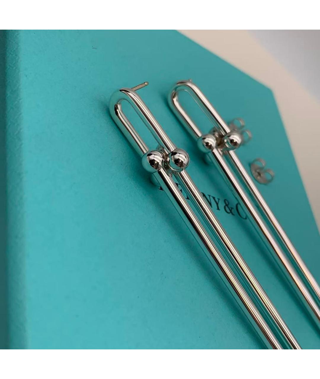 TIFFANY&CO Серебряные серебряные серьги, фото 5