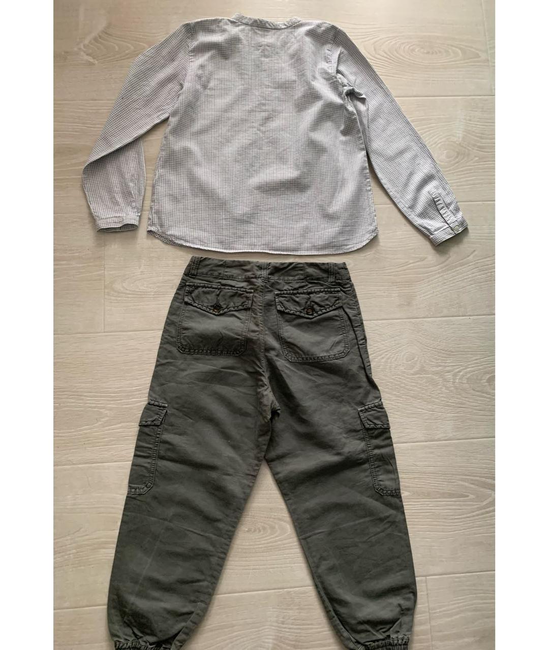 BRUNELLO CUCINELLI Хаки хлопковый комплект, фото 2