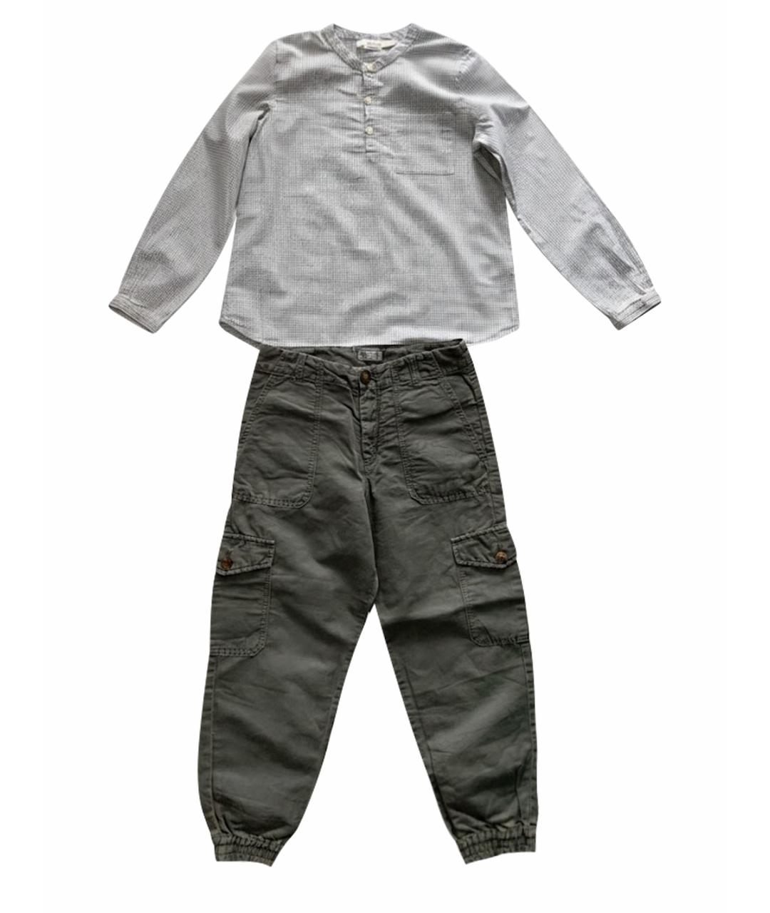 BRUNELLO CUCINELLI Хаки хлопковый комплект, фото 1