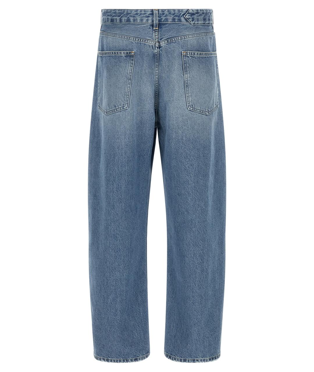 JACQUEMUS Синие хлопковые прямые джинсы, фото 2