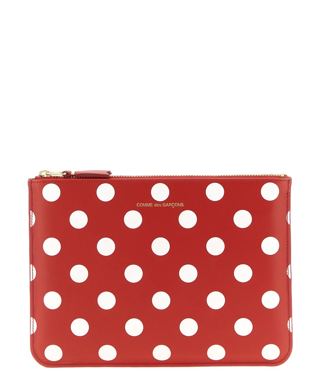 COMME DES GARÇONS WALLET Красный кожаный кошелек, фото 1