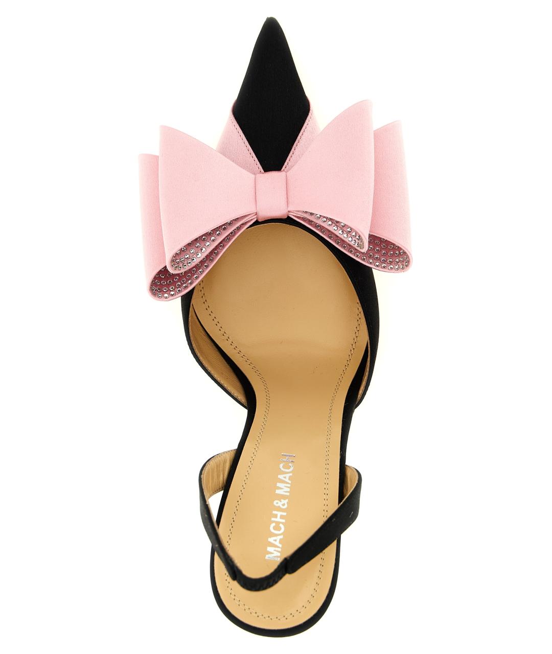 MACH&MACH Черные текстильные туфли, фото 4