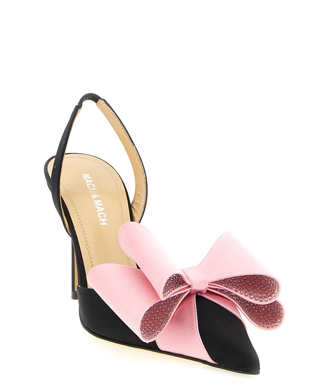 MACH&MACH Черные текстильные туфли, фото 2