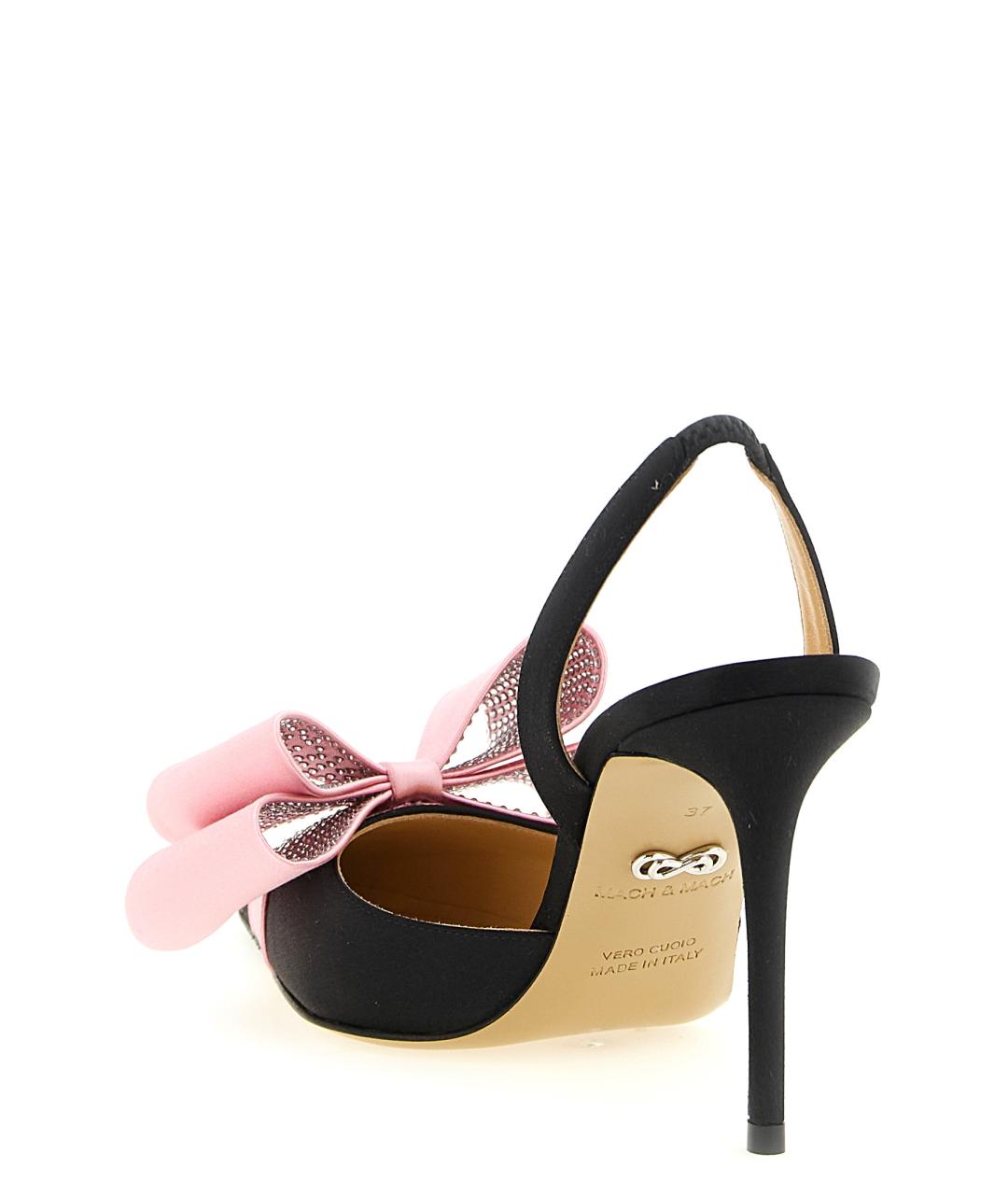 MACH&MACH Черные текстильные туфли, фото 3