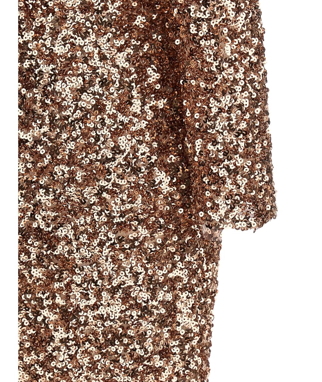 ELISABETTA FRANCHI Розовое полиэстеровое вечернее платье, фото 4