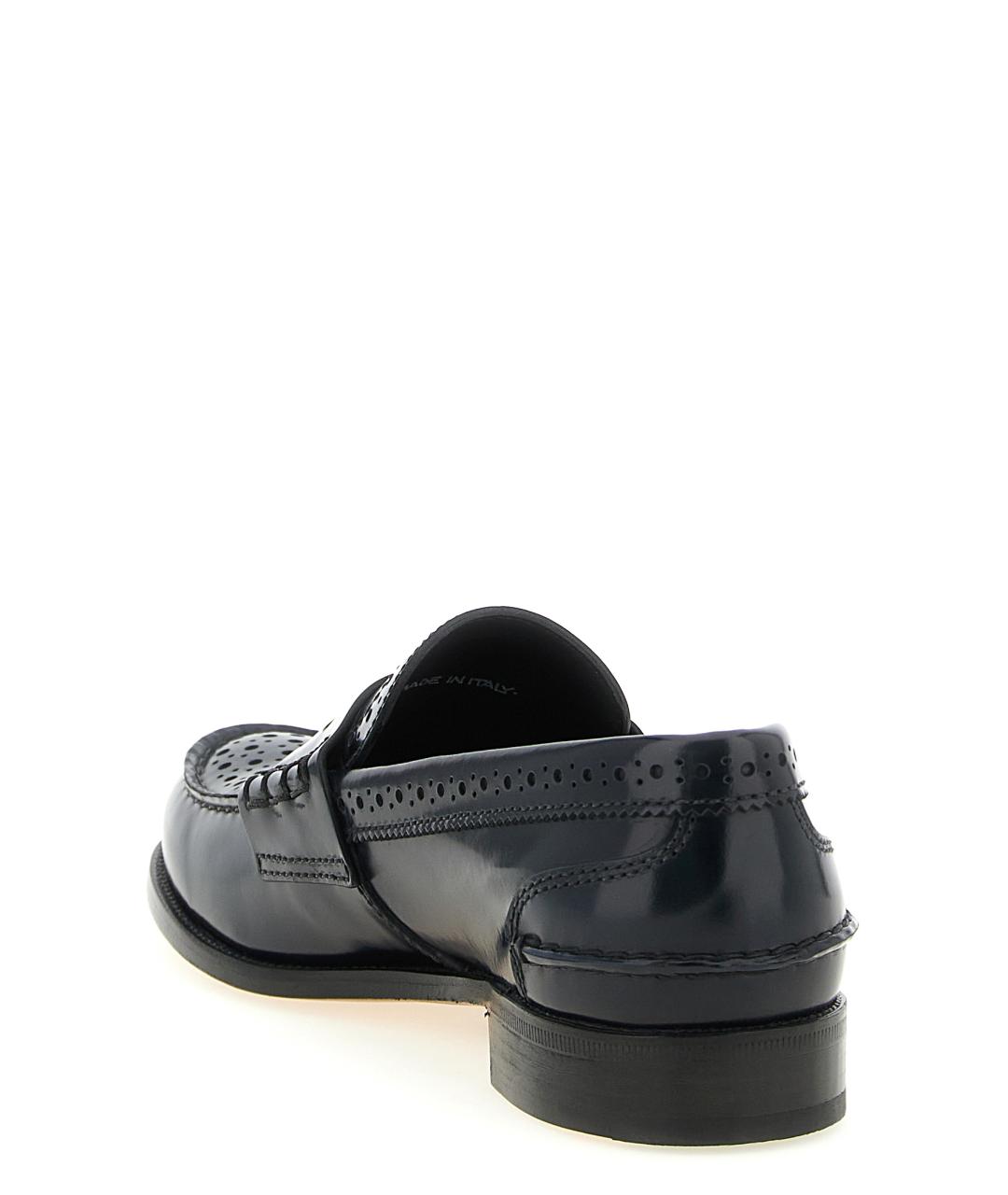 CHURCH'S Темно-синие кожаные лоферы, фото 3