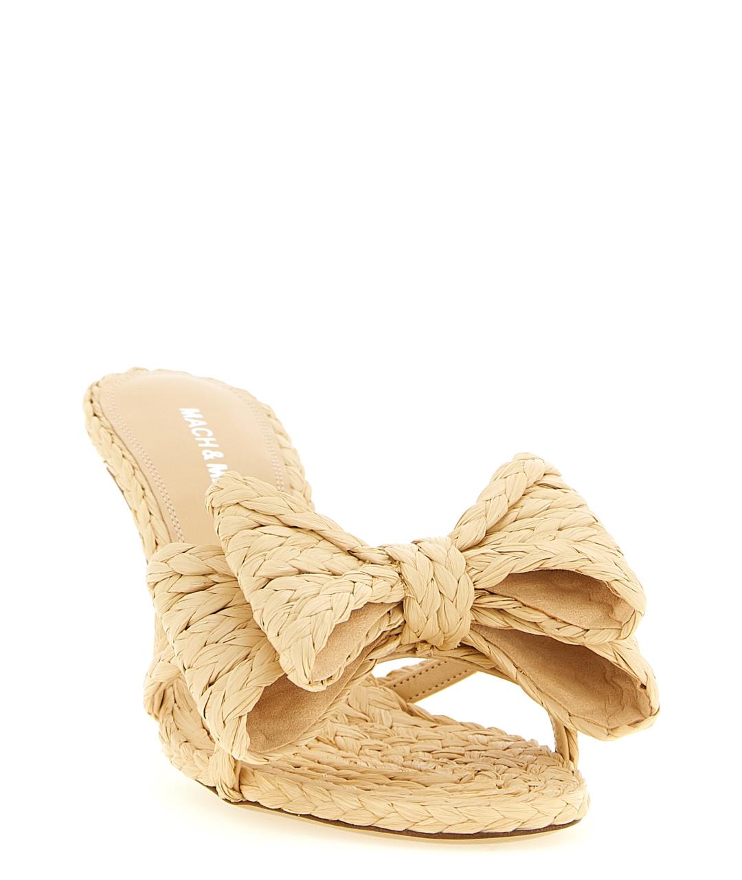 MACH&MACH Бежевые мюли, фото 2