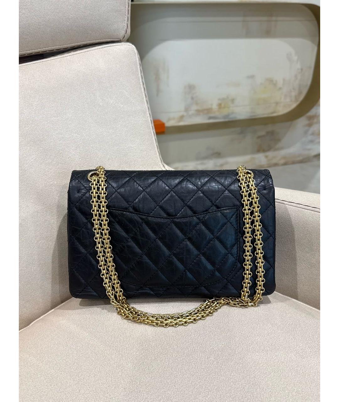 CHANEL Черная кожаная сумка через плечо, фото 4