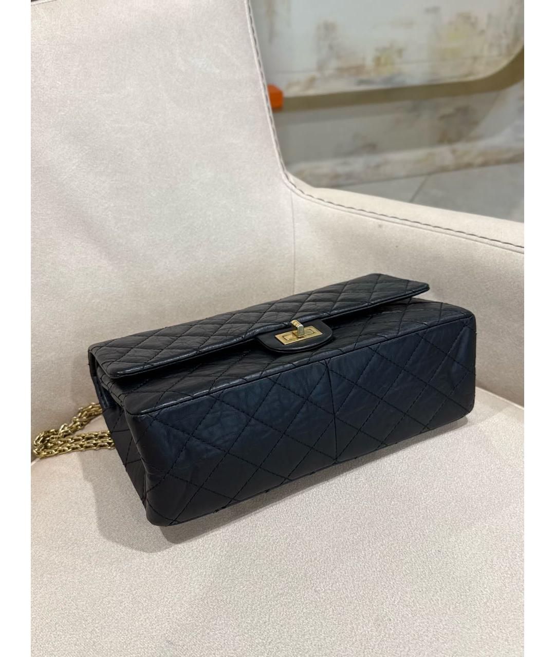 CHANEL Черная кожаная сумка через плечо, фото 6