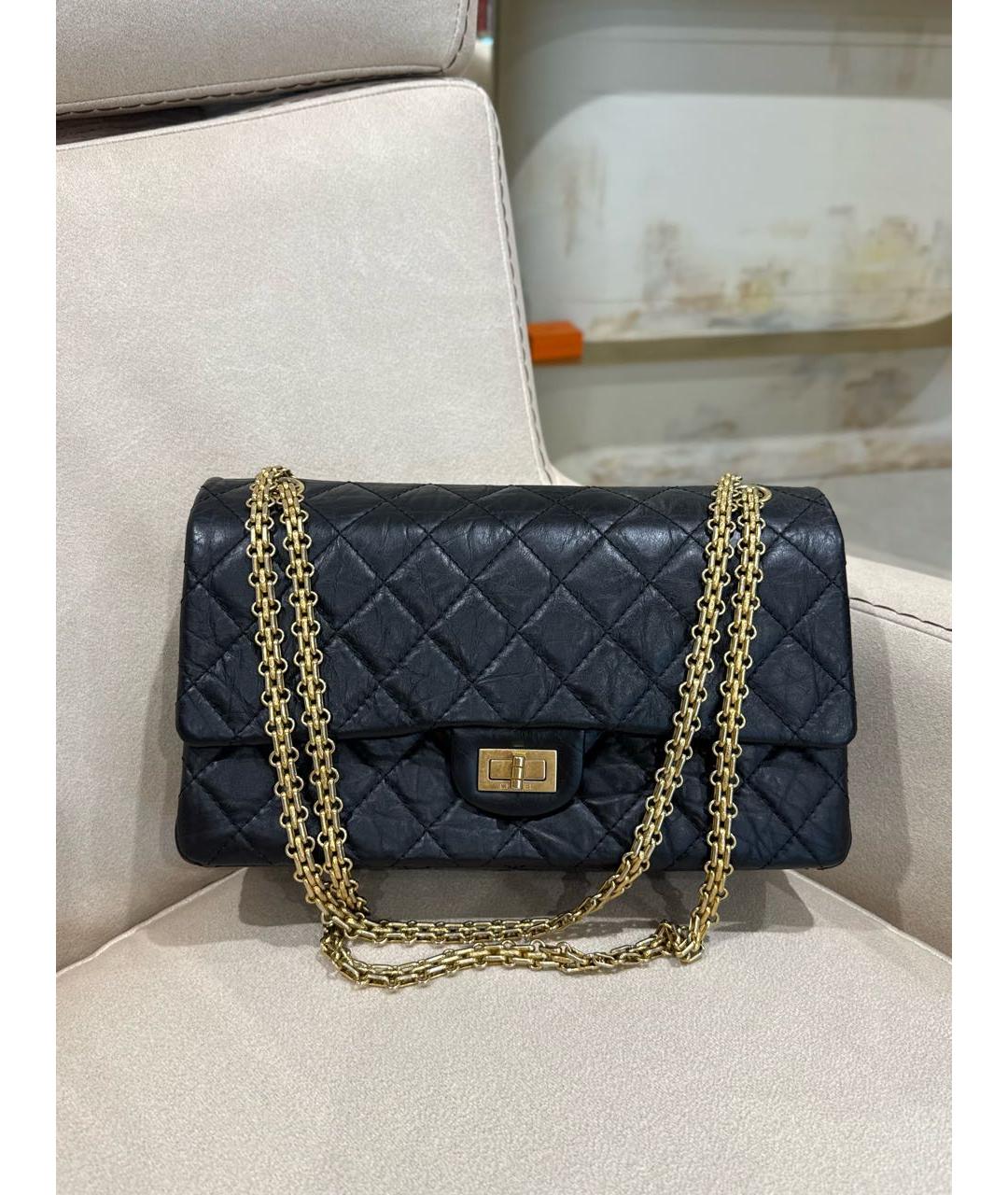 CHANEL Черная кожаная сумка через плечо, фото 2