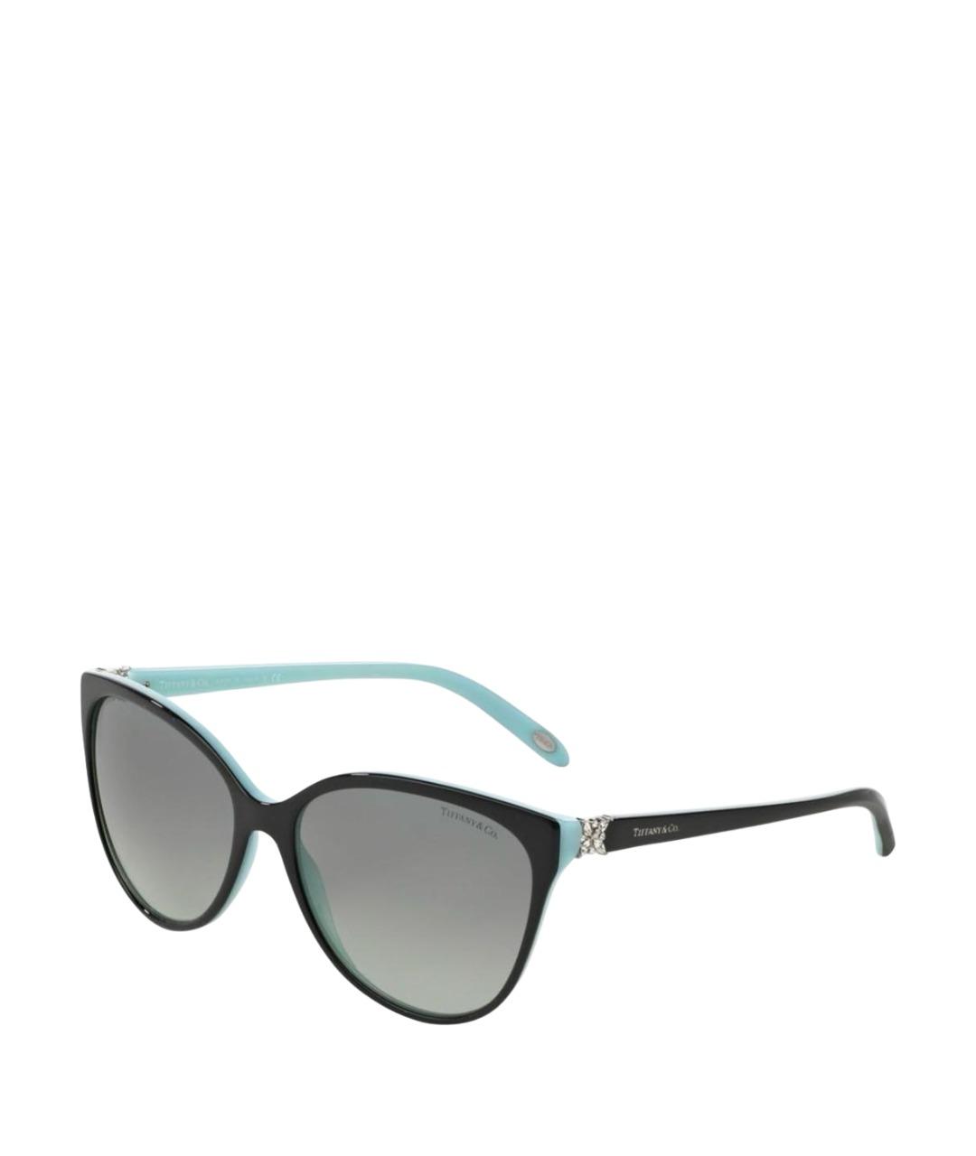 TIFFANY&CO Черные пластиковые солнцезащитные очки, фото 1