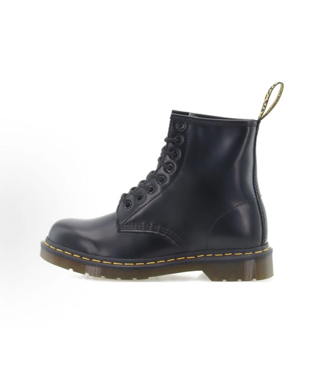 DR. MARTENS Черные кожаные высокие ботинки, фото 7