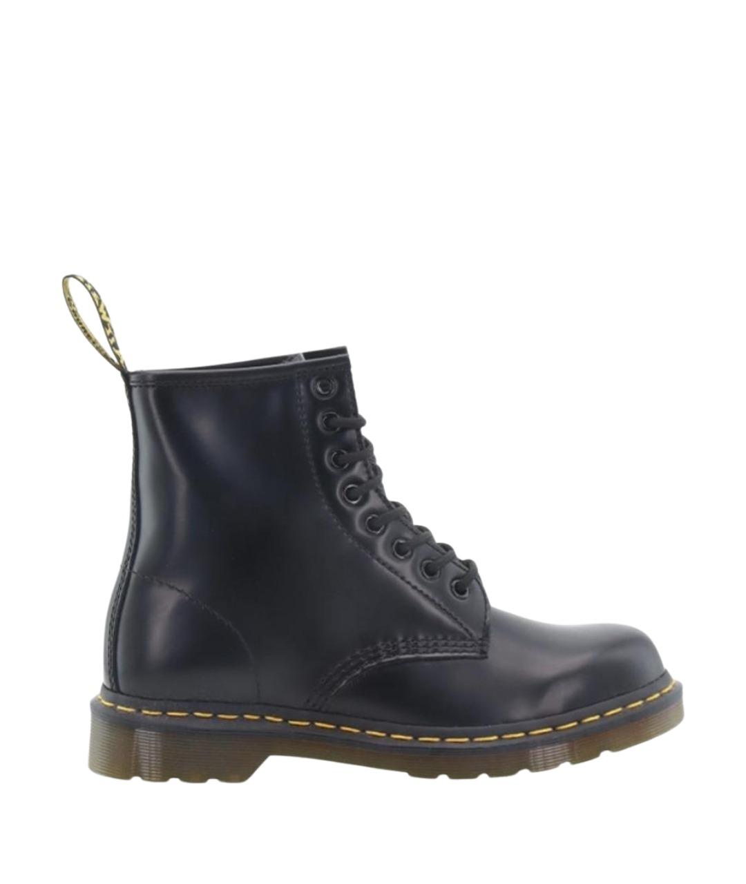 DR. MARTENS Черные кожаные ботинки, фото 1