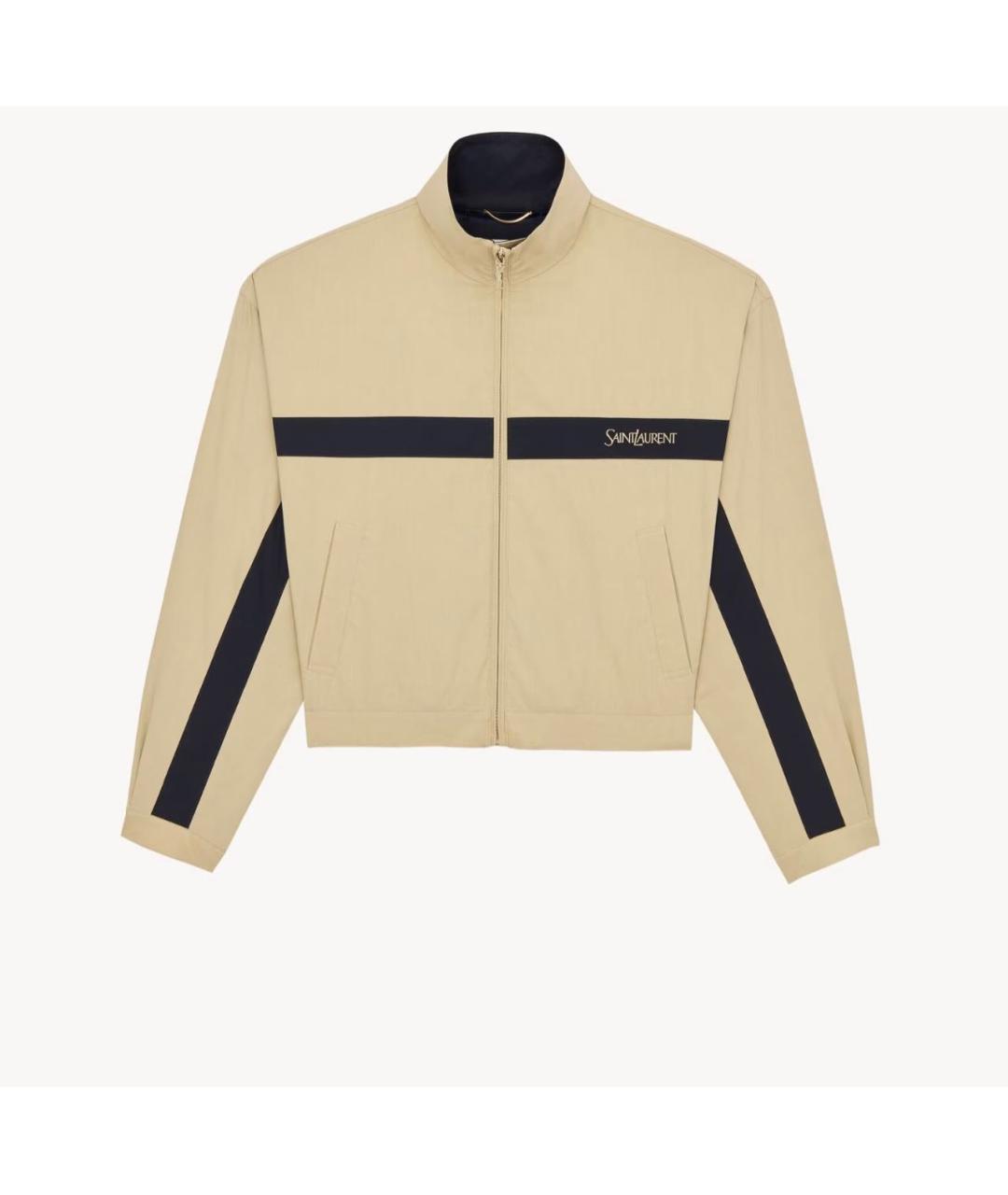 SAINT LAURENT Бежевая куртка, фото 3