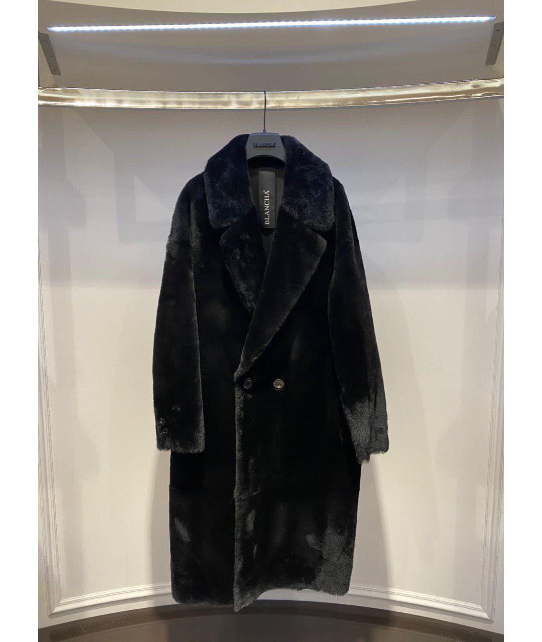 BLANCHA Черная дубленка, фото 2
