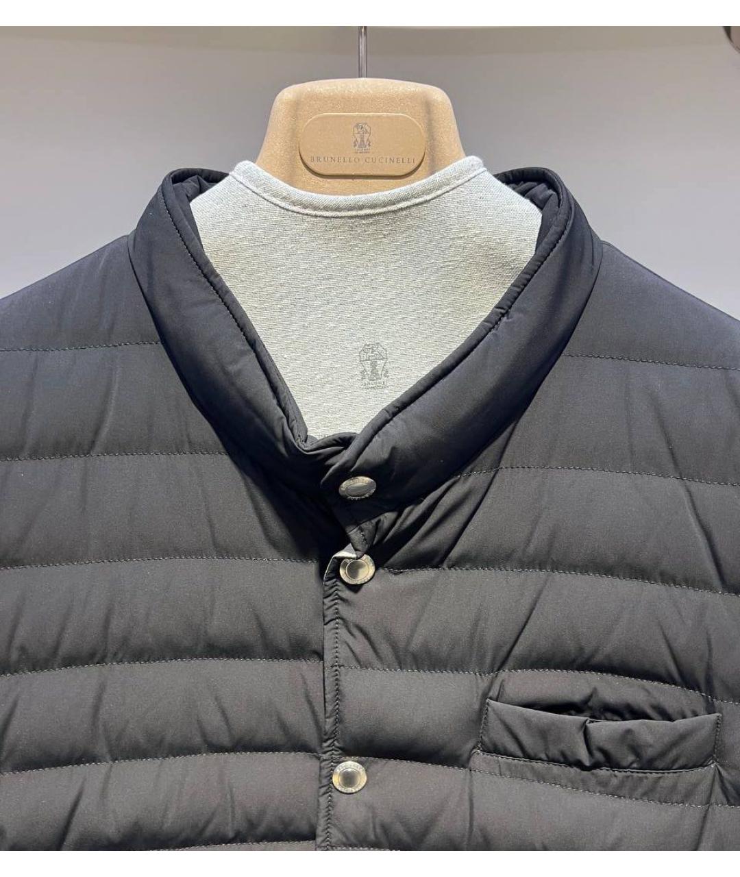 BRUNELLO CUCINELLI Черный полиамидовый жилет, фото 3