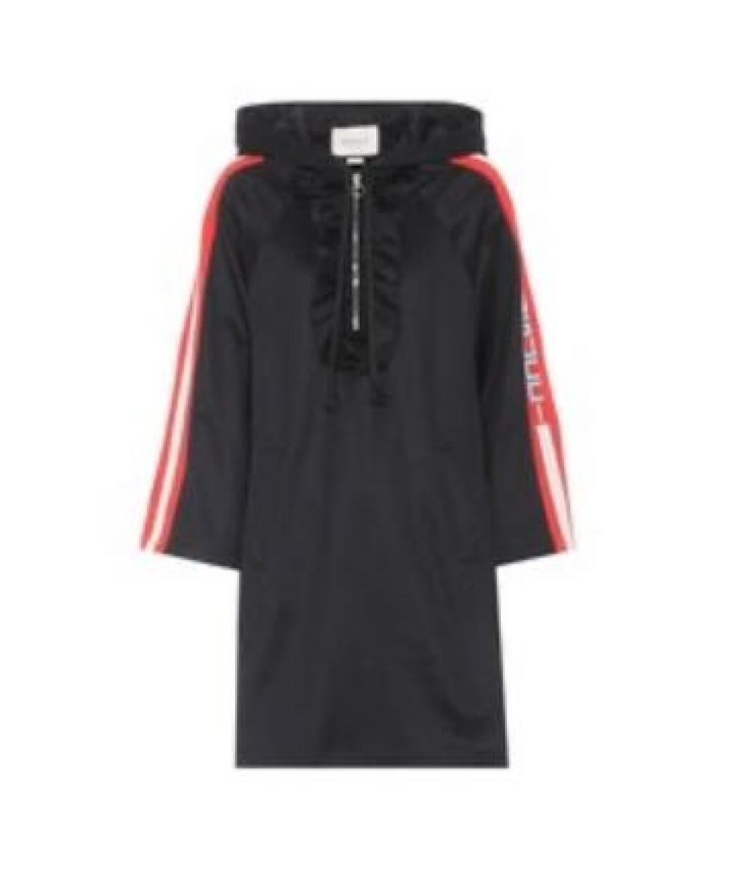 GUCCI Черное полиэстеровое повседневное платье, фото 1