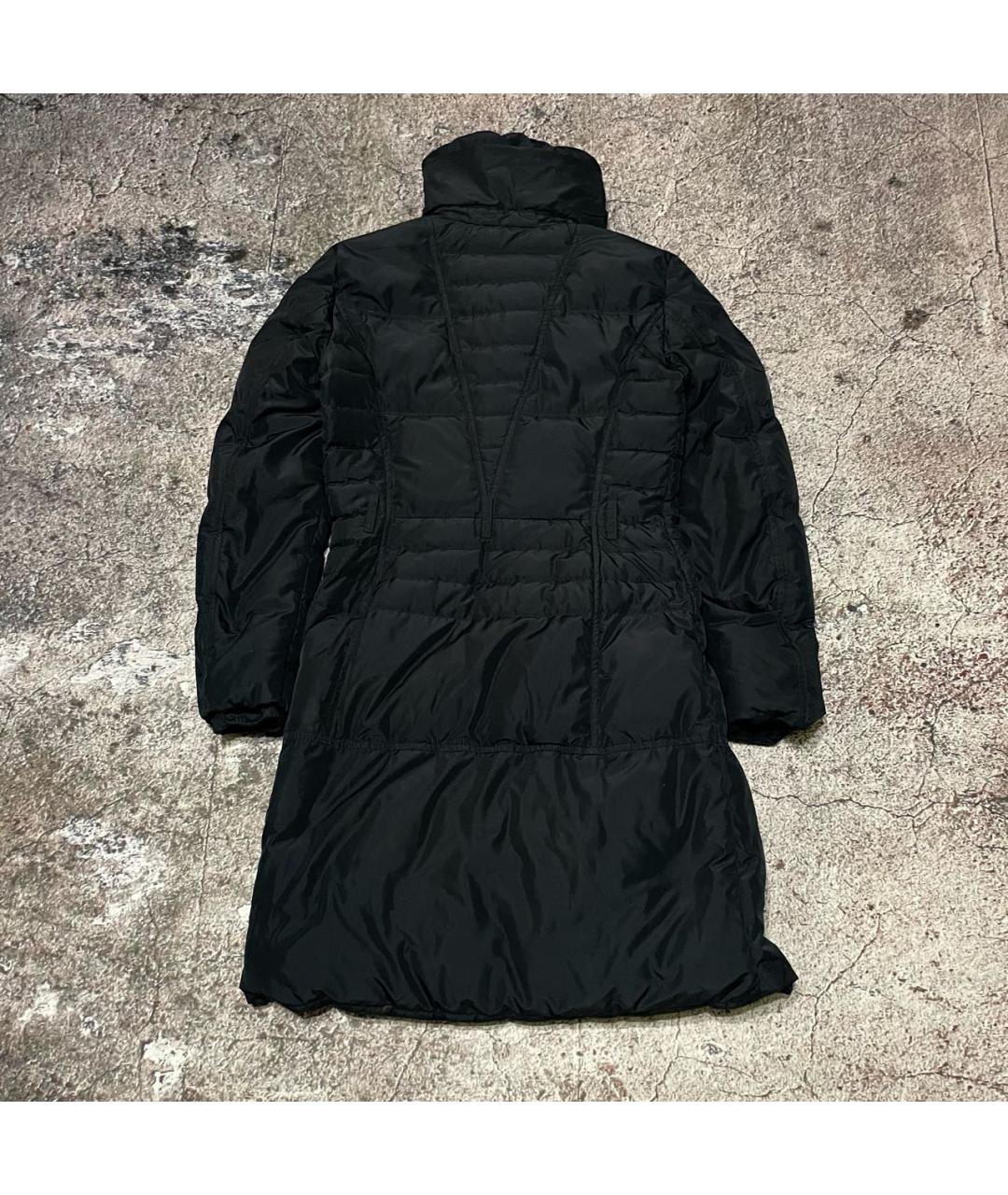 VERSACE COLLECTION Черный полиамидовый пуховик, фото 2