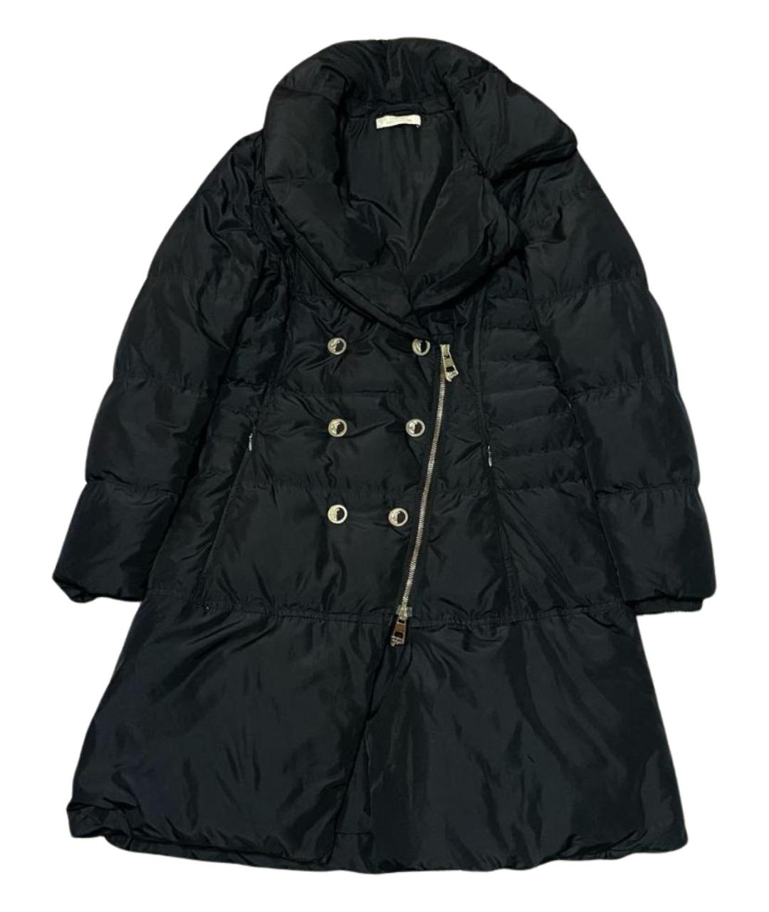 VERSACE COLLECTION Черный полиамидовый пуховик, фото 1