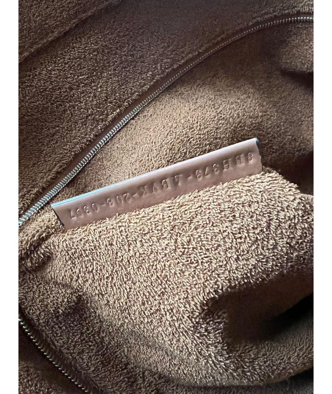 FENDI Коричневая сумка с короткими ручками, фото 6