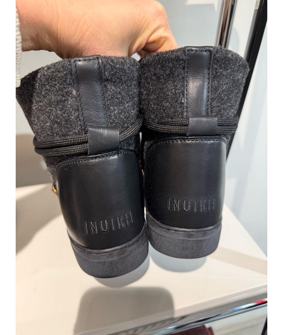 INUIKII Черные полусапоги, фото 2