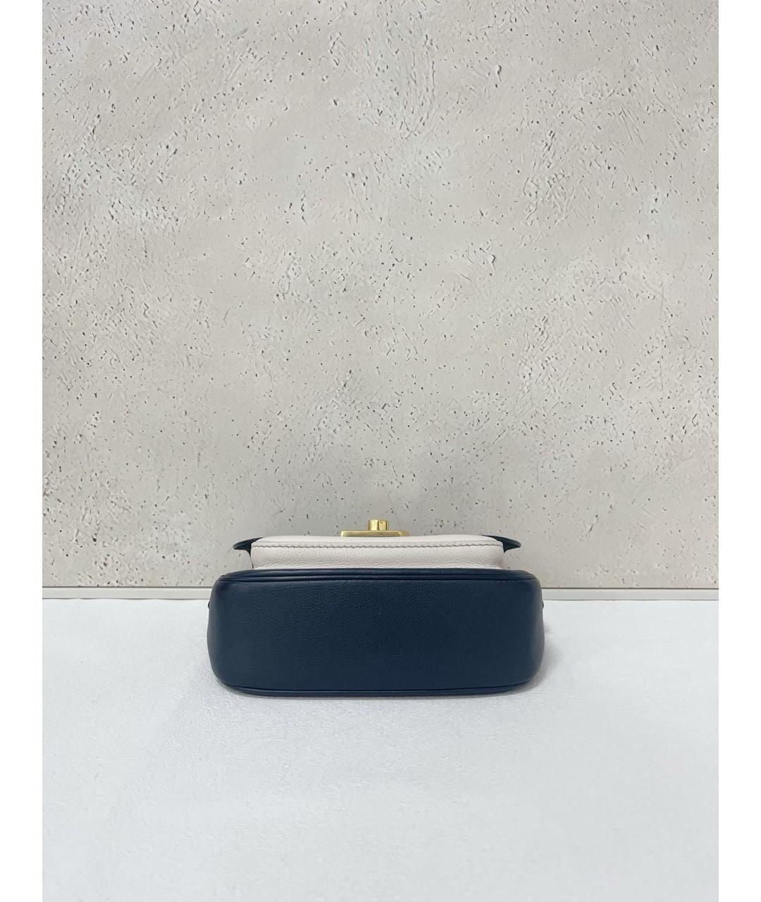 LOUIS VUITTON Черная кожаная сумка через плечо, фото 6