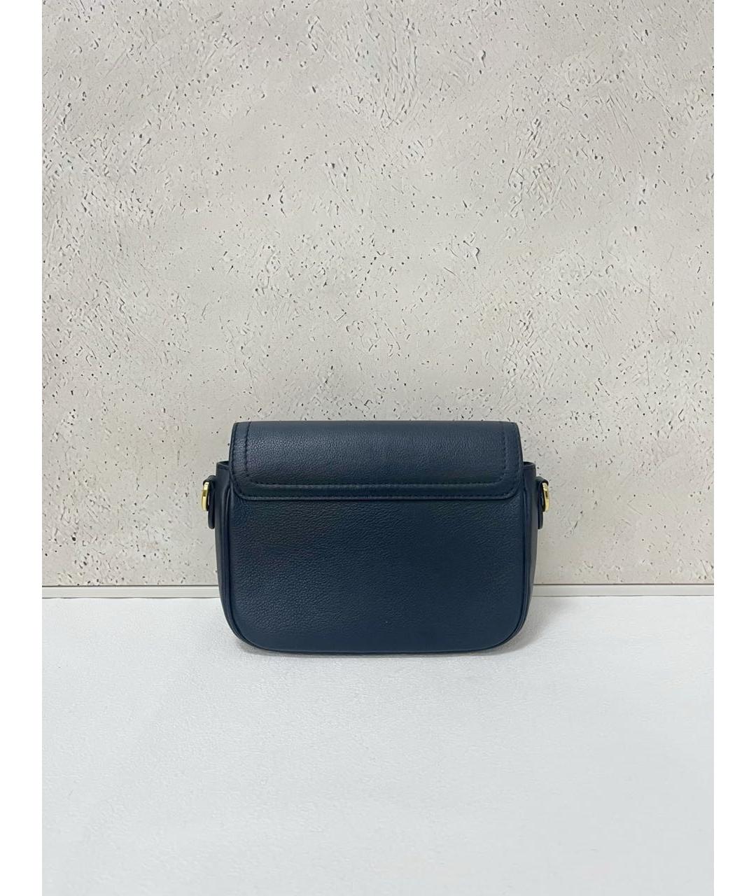 LOUIS VUITTON Черная кожаная сумка через плечо, фото 3