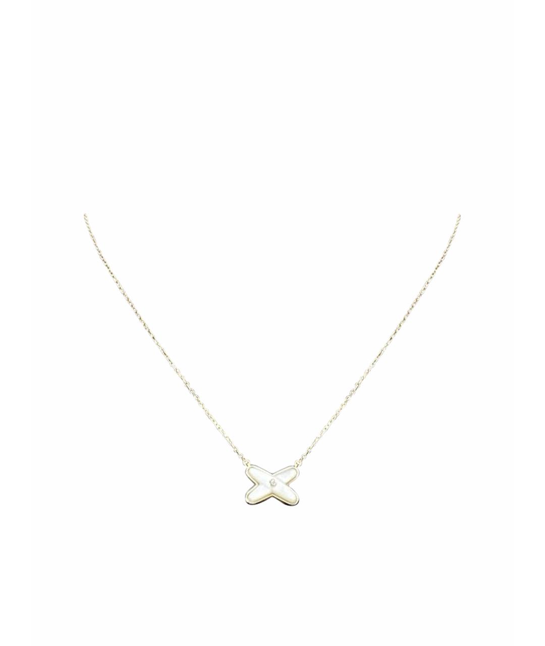 CHAUMET Белое колье из розового золота, фото 1