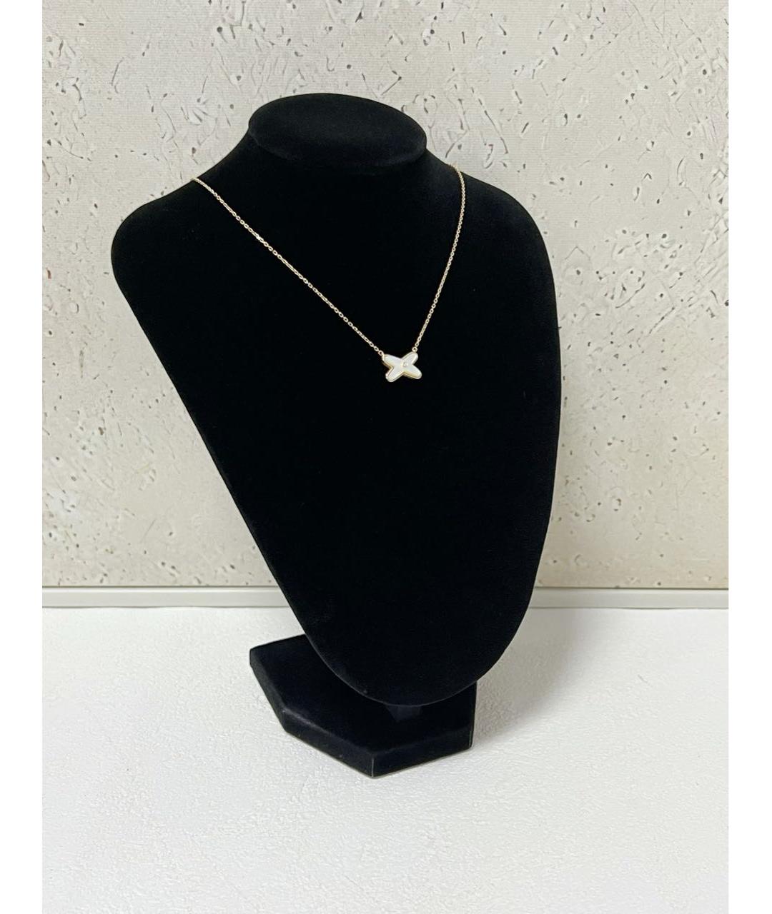 CHAUMET Белое колье из розового золота, фото 4