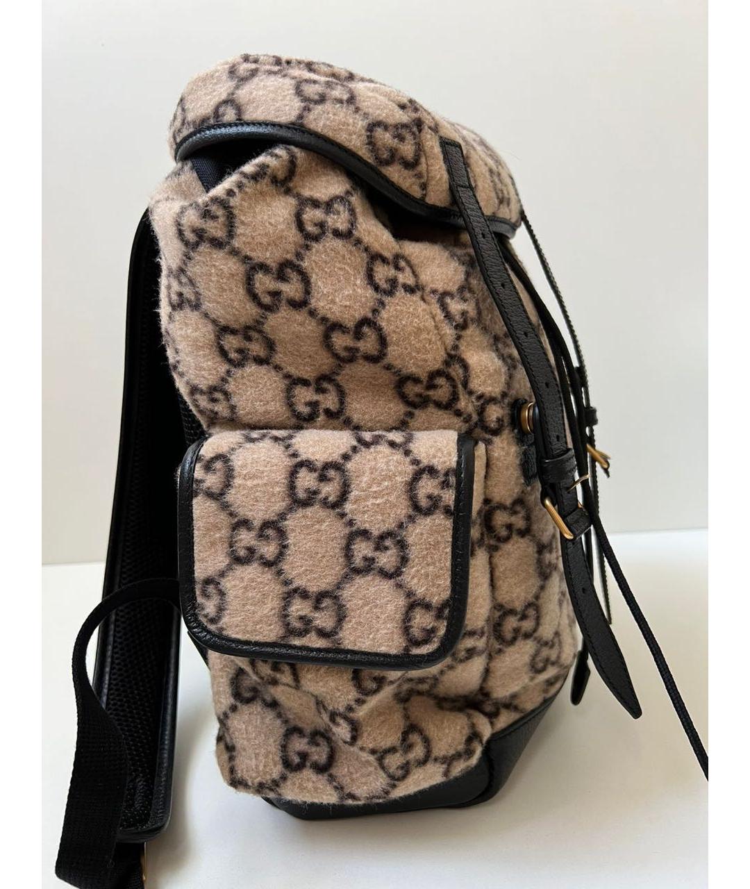 GUCCI Коричневый рюкзак, фото 3