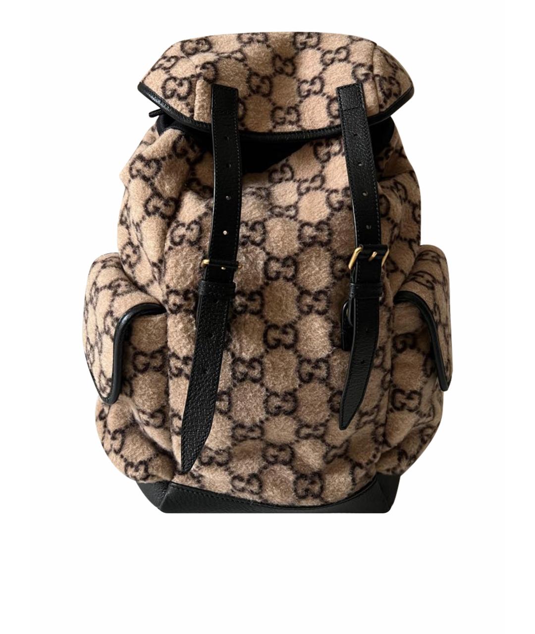 GUCCI Коричневый рюкзак, фото 1